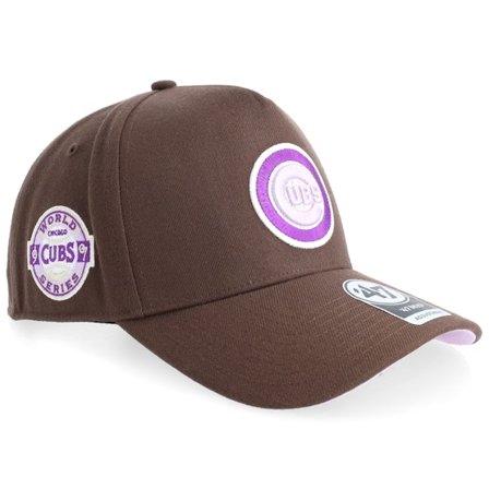 47 Brand - MLB Brun adjustable Caps - Hatstore Exclusive x Chicago Cubs World Serie Brown A-Frame Adjustable @ Hatstore