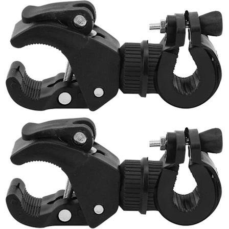 2 kappaletta polkupyörän lampun kiinnikkeitä, 360 astetta kääntyvä polkupyörän taskulampun pidike, pyöräilyvarusteet, MTB