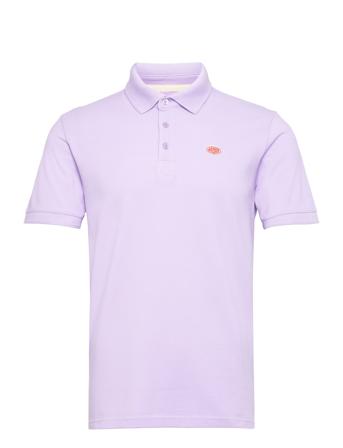Polo-Shirt Polos Short-sleeved Lilla Armor Lux*Betinget Tilbud