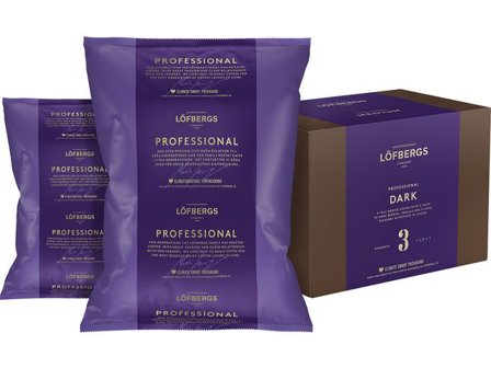 LÖFBERGS Kaffe Dark 100g 60/fp - Lyreco - Kök och servering - Kaffe och te - Portionsförpackat