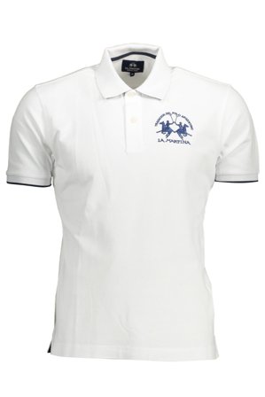La Martina Polo Maniche Corte Uomo Bianco