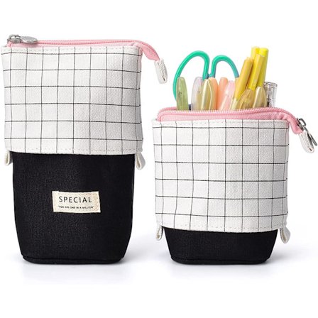 Holdbar lerret teleskopisk pennal - Pennal for gutt