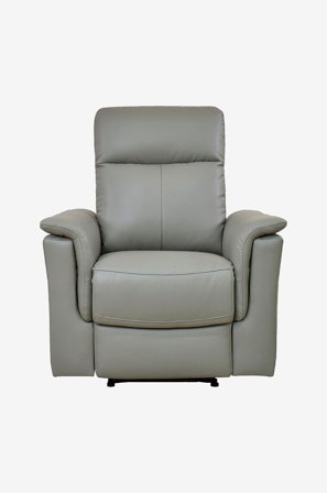 Loft24 - Vippelænestol Southbrook Electric, med fodskammel - Grå - Lænestole - Fra Homeroom