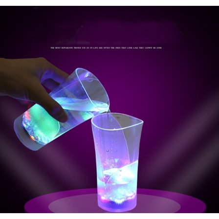 Vasblixtmugg, LED-blixtmugg, lysande mugg, LED-vatteninduktionsmugg