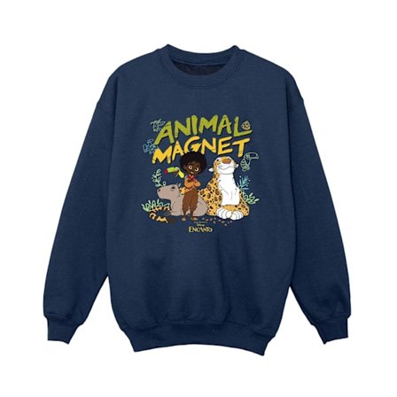 Disney Boys Encanto Animal Magnet Sweatshirt 3-4 år Marinblå