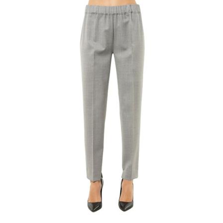 D.Exterior, Slim trousers Grijs, Dames, Maat:L