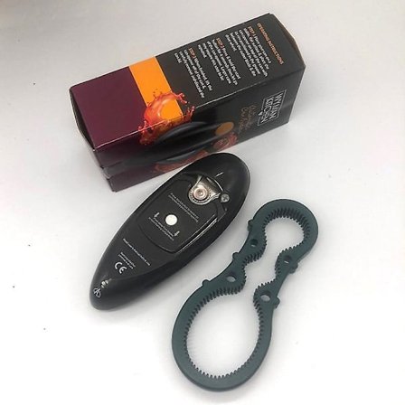 Elektrisk dåseåbner, automatisk dåseåbner til restauranter til seniorer med gigt, svage hænder, håndfri flaskeåbner sort