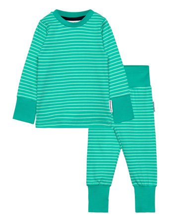 Two Piece Pyjamas Green Geggamoja