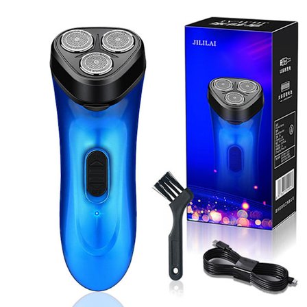 Elektriske barbermaskiner for menn, Menn Elektriske barbermaskiner Vanntette/Lades, Elektrisk barbermaskin for menn Hodeblad Bærbar Reise 240488