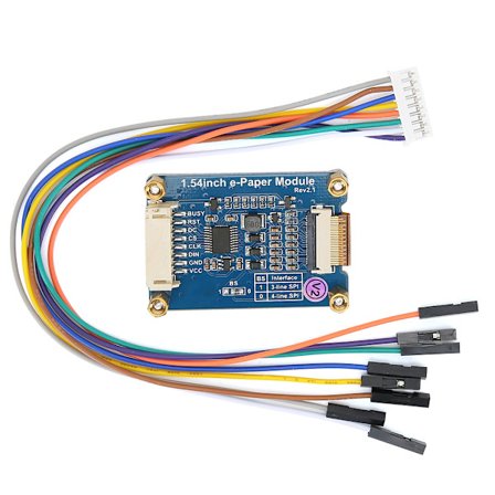 1.54inch ePaper Modul 200x200 EInk Skærm med Indbygget Controller til Raspberry Pi