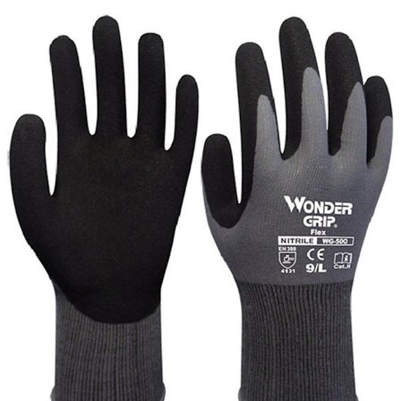 Cru553 Arbeids hansker, klasse 5 kuttresistente, komfortable 3D Elas DXGHC