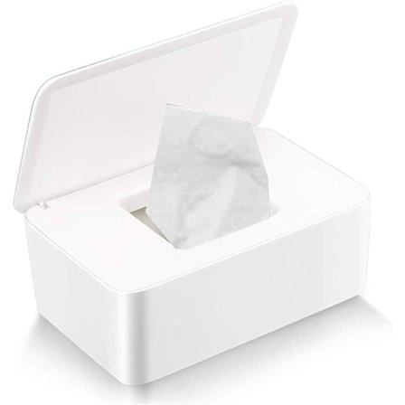Vådservietter boks, plastik vådservietter dispenser, vådservietter opbevaringsboks, servietboks med låg, servietboks til servietter, toiletpapirboks, 