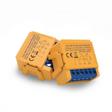 Tuya WiFi Älykäs Himmenninkytkinmoduuli 2-osainen Himmennin Valokytkinmoduuli APP Kaukosäädin Toimii Alexan ja Google Homen kanssa