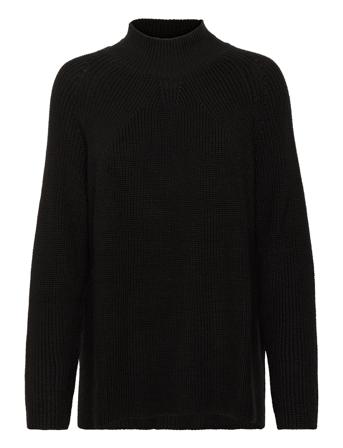 Fionoca Pullover Striktrøje Sort Masai