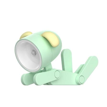 LED Natlampe Mini Sød Kæledyr Lampe Ins Studerende Gave Tegneserie Kæledyr Sammenklappelig Bordlampe Børn