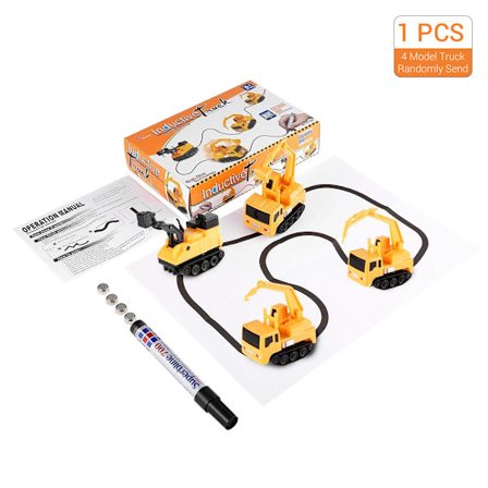 Induktiv Automatisk Bil Linje Følge Tegnelegetøj til Børn