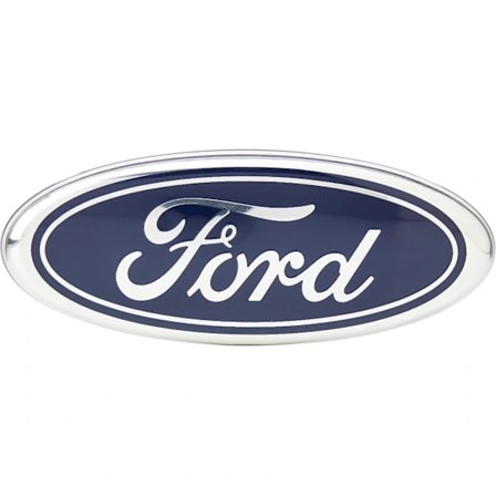 Ford F1140508 Fiesta MK6 2001-2008 Främre Oval Ford Motorhuvslogotyp (11,5 cm × 4,5 cm)