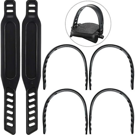 6 stk gummipedalremmer treningssykkel pedalremmer for trimsykkel Sykling Sykkel hjemme eller treningsstudio