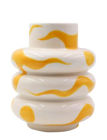 Que Rico Vase - Mariposa - Sol Y Sombra - Multi/patterned - 20.5 CM