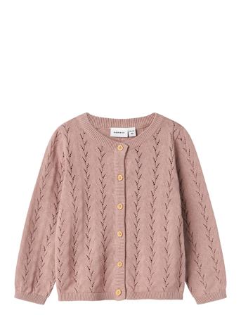 Name It Nmfbanni Ls Knit Card Noos Rosa