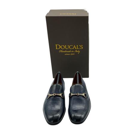 Doucal's, Venetian Moccasins Blauw, Heren, Maat:40 EU