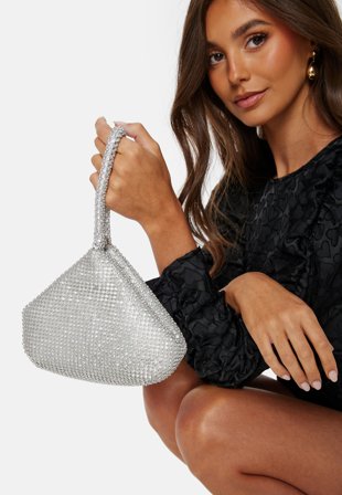 ONLY Audrey Glitter Handbag silver Klær