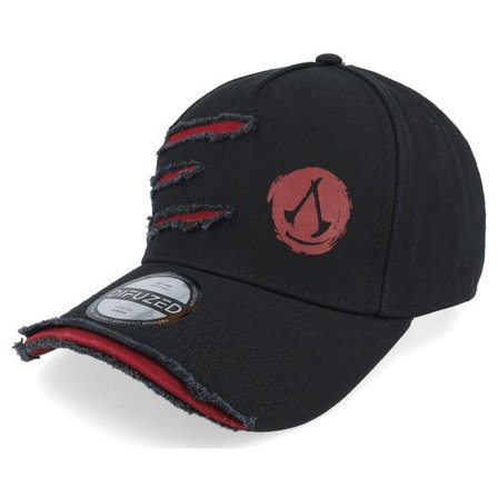 Difuzed - Svart adjustable Keps - Assassin's Creed Shadows Scarred Black A-Frame Adjustable @ Hatstore