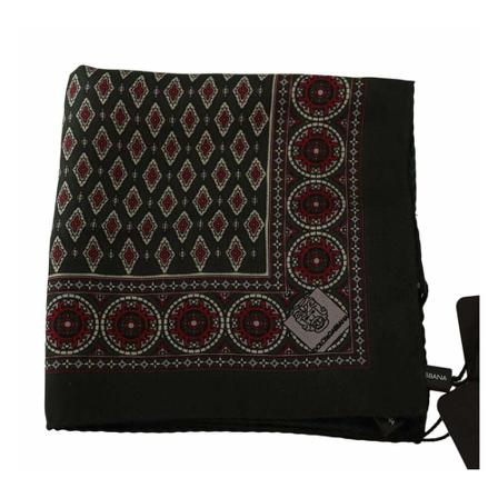 Dolce & Gabbana Silky Scarves svart, Herr Halsdukar, Herr, Storlek: ONE SIZE