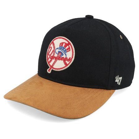 47 Brand - MLB Černá adjustable Kšiltovka - New York Yankees MLB Golden Age 47 Hitch Black/Caramel Adjustable @ Hatstore