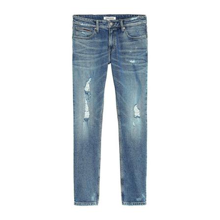 Tommy Jeans, Skinny Jeans Niebieski, Mężczyzna, Rozmiar: W36 L30