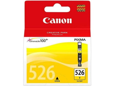 Canon Bläckpatron, PIXMA CLI-526, 4540B001, ChromaLife100+, gul, singelförpackning - Lyreco - Toner och bläck - Bläckpatroner - Bläckpatroner Canon