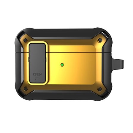 iPhone AirPods 1./2. generation, høretelefonetui, PC-etui, gul