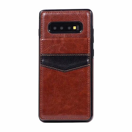 Samsung Galaxy S10 - Stilrent Praktiskt Skal Kortfack (LEMAN)