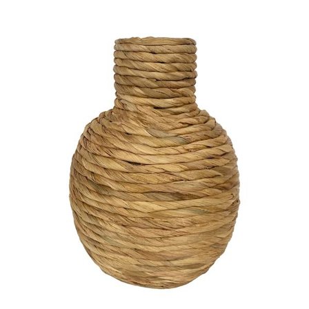 Bambusvase 21x21x31cm – Naturlig Boho-indretning