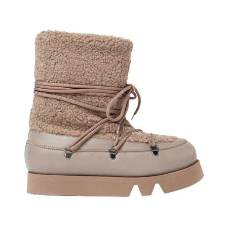 Eqüitare Isabelle Laarzen , Beige , Heren , Maat: 40 EU Snowboots