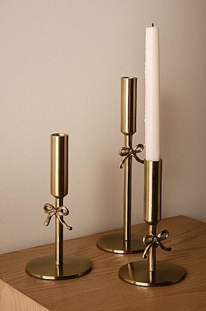 Jotex - Kerzenhalter 3er-pack Mässing - BOWY - Kaufe Kerzenleuchter bei Jotex