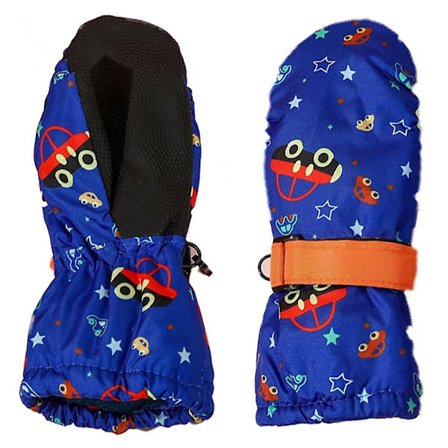 Skihandsker Sjov Tryk Drenge Og Piger Vandtæt Vindtæt