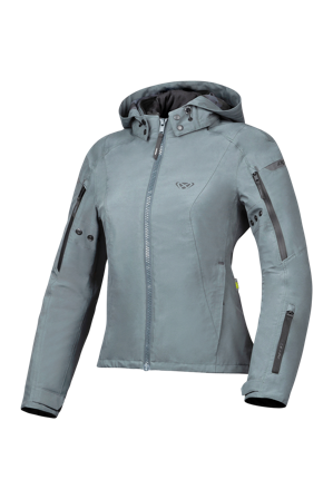 Chaqueta de Moto Mujer Ixon Burning Verde M