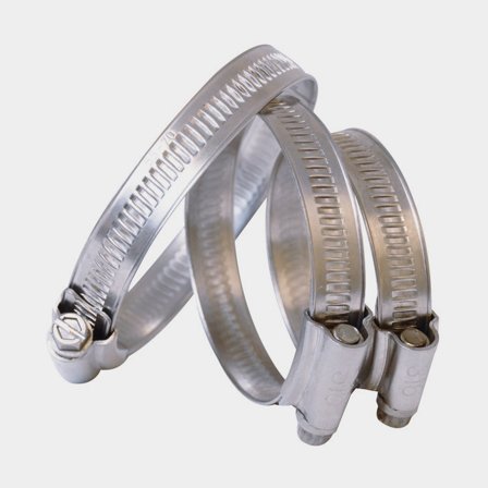 Letkunkiristin 1852-Marine British Type, ruostumaton teräs AISI 316, kuusiokanta & uraruuvilla, 11.7 mm, Ø25 - 35 mm, 2-pack