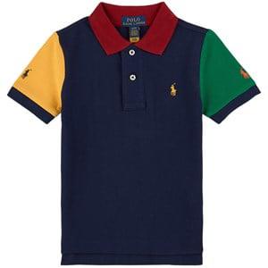 Kids - Ralph Lauren Color-blocked Polo Shirt Navy 3 Years - Tops - 3 years - Navy