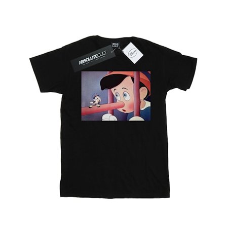 Disney Pojkar Pinocchio Näsa Still T-Shirt 7-8 År Svart