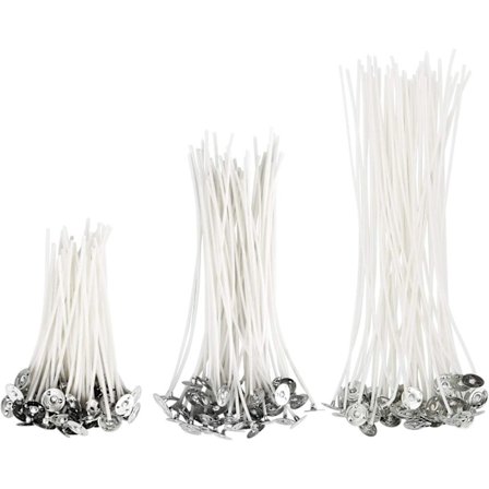 Ljustillverkningssats, 300 stycken i 3 storlekar 20 cm 15 cm 9 cm Ljusveke P