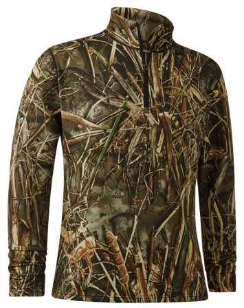 Deerhunter Game Half-Zip L/S T-Shirt REALTREE MAX-7 - Undertøysgensere