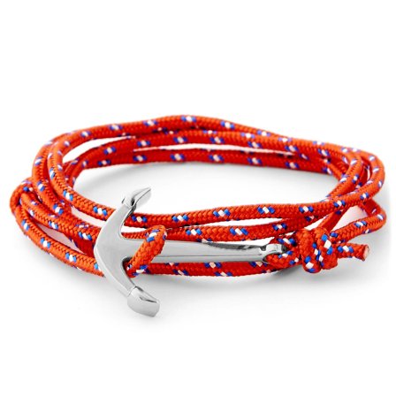 Red Sailor Anchor Bracelet for Men - Anchor Bracelets