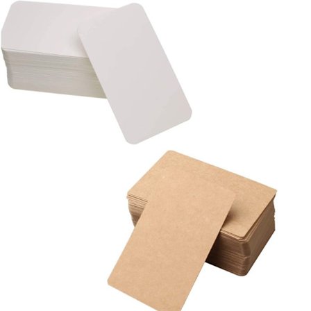 200 stk. kort og kartongfarge visittkort Kraftpapir kort tomt postkort kort tomt kort smerte