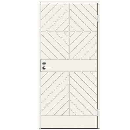 Swedoor Grieg Ytterdörr vit (S 0502-Y) 2080x888 mm, Dörrar