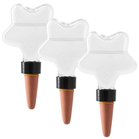 Innendørs Plantevanning, 3 Deler Plantevanningsdispenser, Automatisk Vanningsenhet, 200ml Plantevanner, Automatisk Dryppvanning for Innendørs 