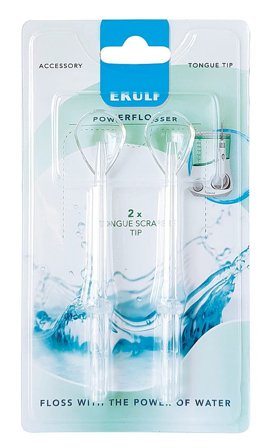 Ekulf TongueScraper Tip 2 stk, Medicin & Pleje, Mund & Tandpleje, Tungeskrabere