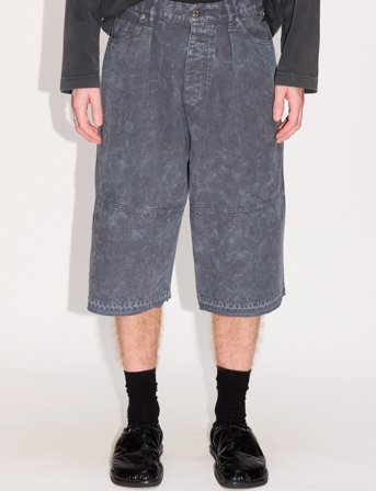 Hope Punt Shorts Atlantic Green Marble - Navy - 44