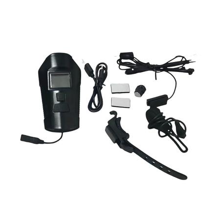 Sykkellys for nattkjøring, sykkelflykt, sterk lys frontlampe, vanntett, USB-oppladbar med horn